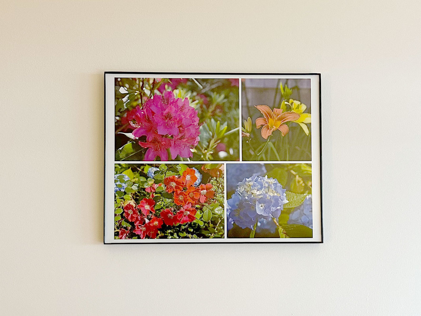 Floral Framed Photograph Collage