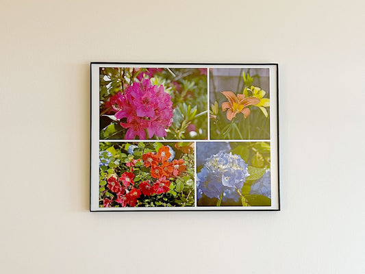 Floral Framed Photograph Collage